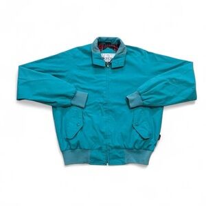 Pacific Trail Vintage 80s Teal and Red Plaid Jacket